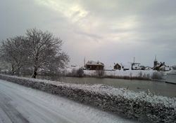 Winterwonderland bij Willemstad